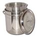 King Kooker Boiling Steamer Pot & Punched Basket Stainless Steel in Gray | 14.5 H x 12.5 W x 12.5 D in | Wayfair KK24SR