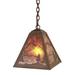 Steel Partners Timber Ridge 1-Light Outdoor Pendant Glass/Metal | 10 H x 9 W x 9 D in | Wayfair 2178-P-OI-BG