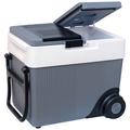 Koolatron 12V Wheeled Electric Cooler/Warmer 31L (33 qt) in Gray | 17 H x 20 W x 15 D in | Wayfair W65