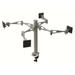 Cotytech Height Adjustable 4 Screen Desk Mount in Gray | 19.69 H x 42.6 W in | Wayfair DM-41A3-C