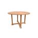 Anderson Teak Tosca Solid Wood Dining Table Wood in Brown/White | 29 H x 47 W x 47 D in | Outdoor Dining | Wayfair TB-004RF