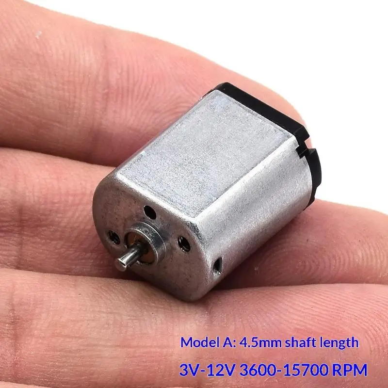 #New.1/5Pcs DC 3V 3.7V 5V 6V 12V High Speed Micro Electric Motor FF-030 Mini Mute 030 Motor DIY Hobby Toy Lock Car AV Device