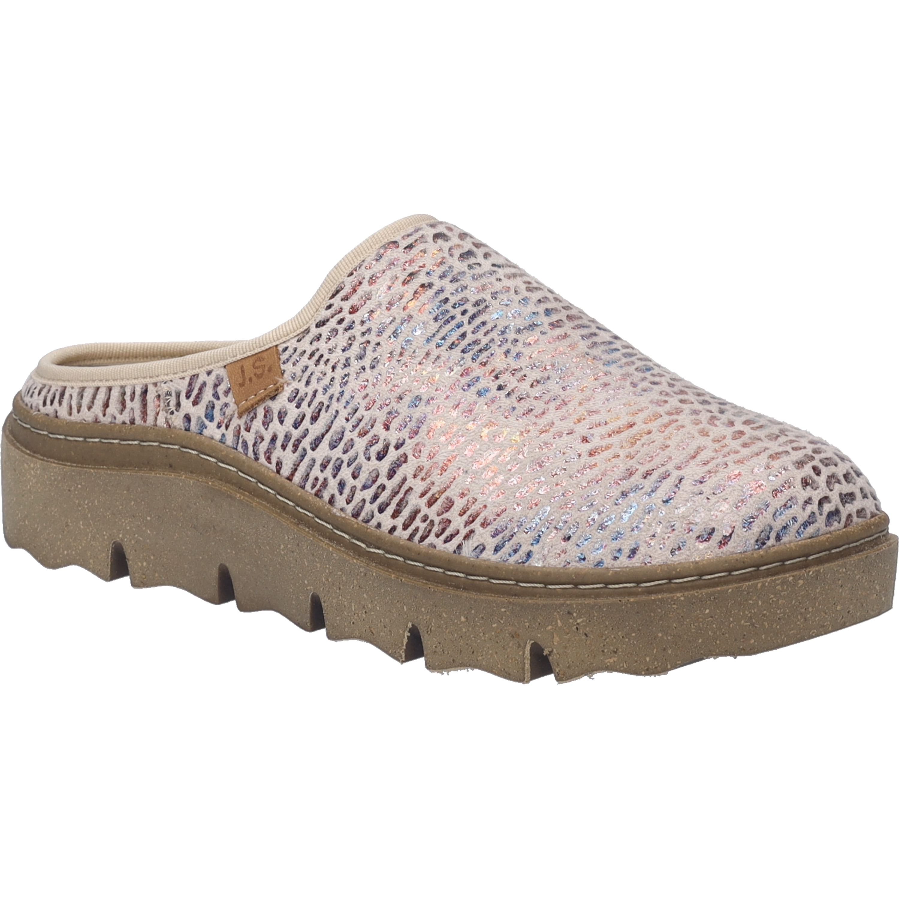 JOSEF SEIBEL Damen Hausschuh Carmaux 03 in beige-multi