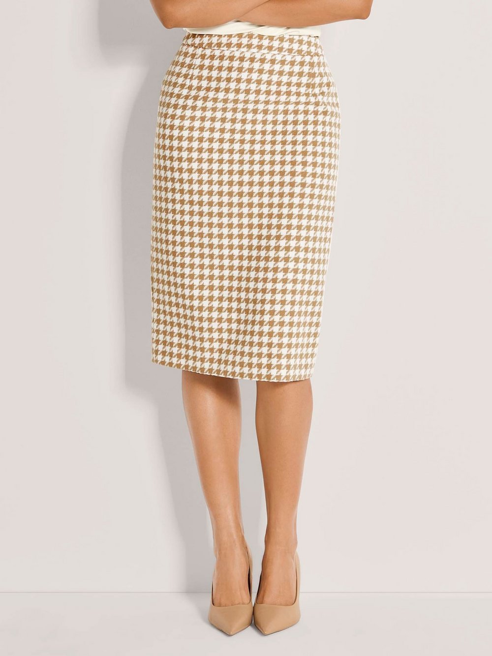 Madeleine Bleistiftrock Damen beige, 40