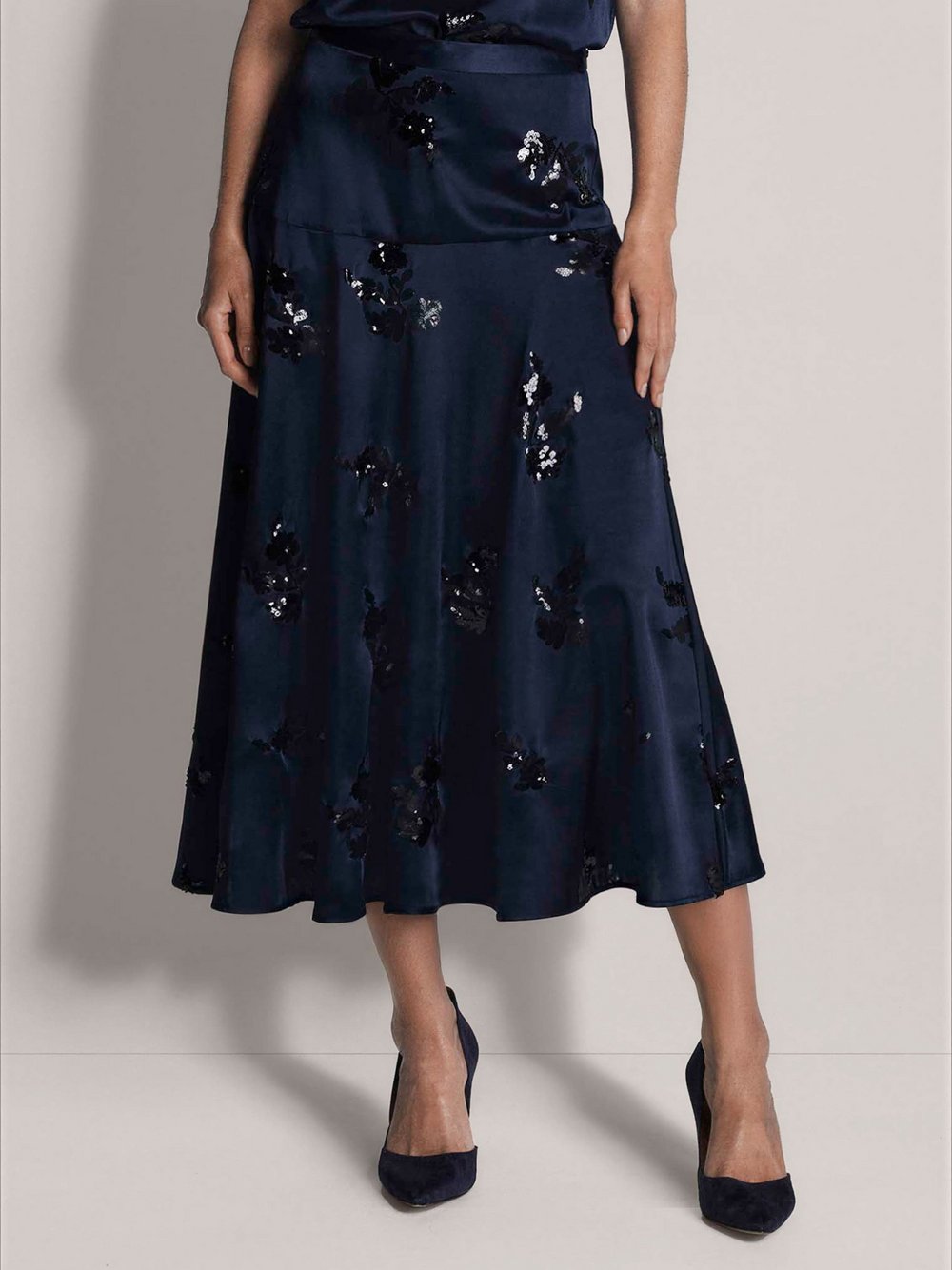 Madeleine Langer Rock Damen marine, 44