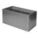 Primrose Garden Zinc Kitchen Herb Planter Windowsill Trough Silver 50cm x 25cm (19.7in x 9.8in)