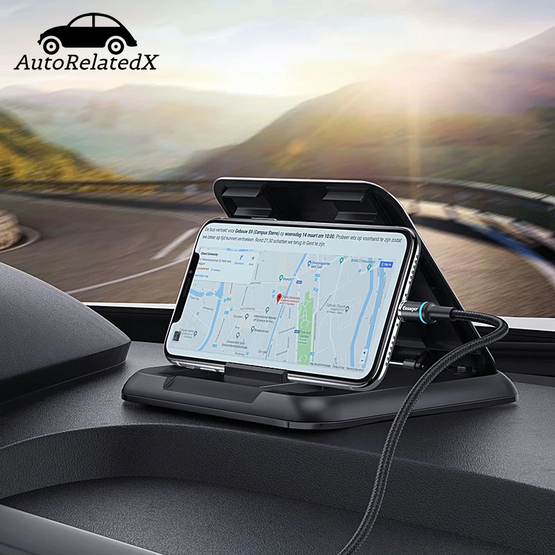 Universal Auto Telefon Halter Halterung Auto Dashboard Telefon Halter Anti-Slip Silikon Saug Pad Einstellbare Smartphone Unterstützung