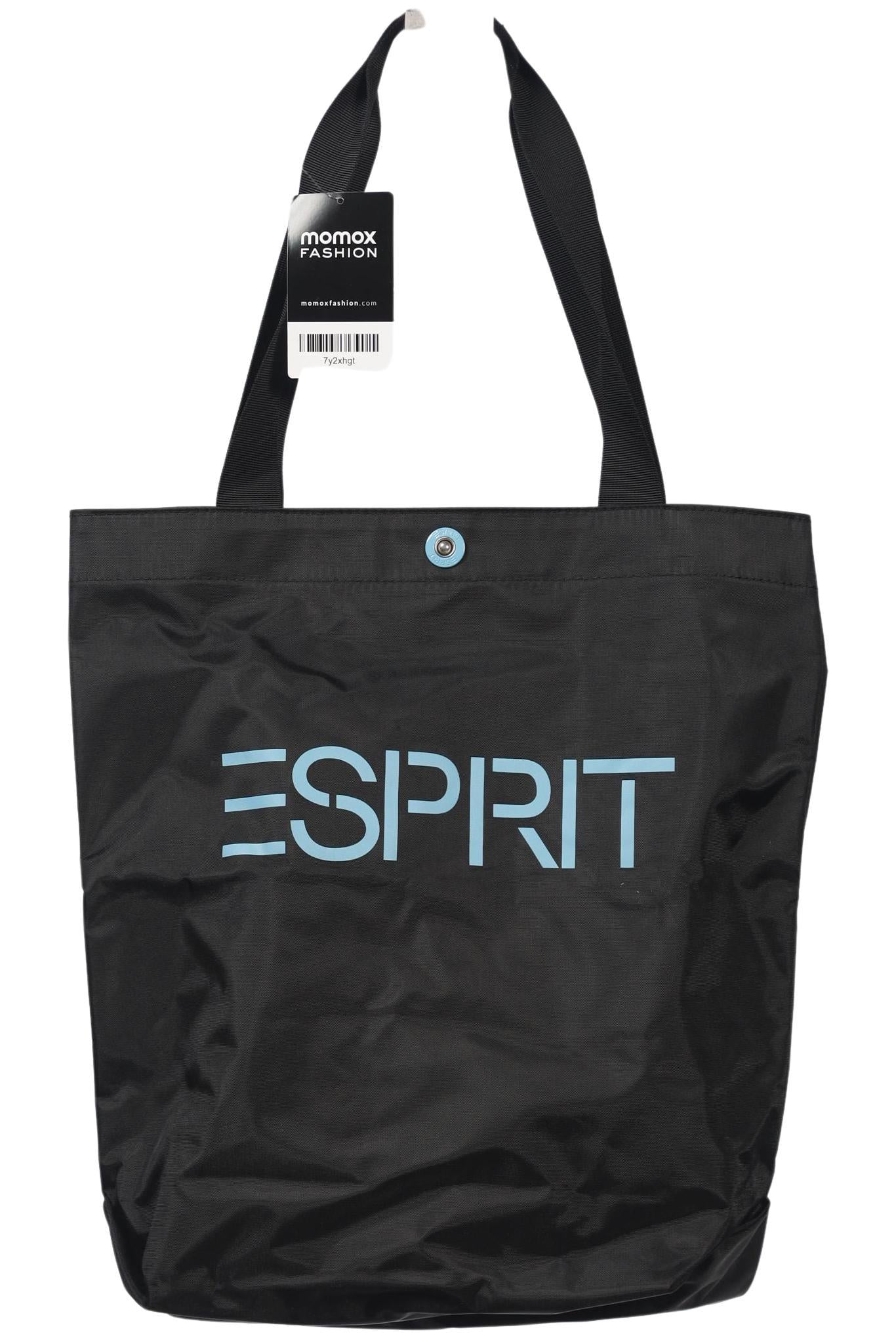 Esprit Damen Handtasche gross, Gr. , Schwarz, Synthetik