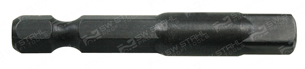 SWSTAHL Vierkantadapter-Bit Adapter Steckschlüsseleinsatz, 1/4 Sechskant auf Vierkant, 50 EH-4