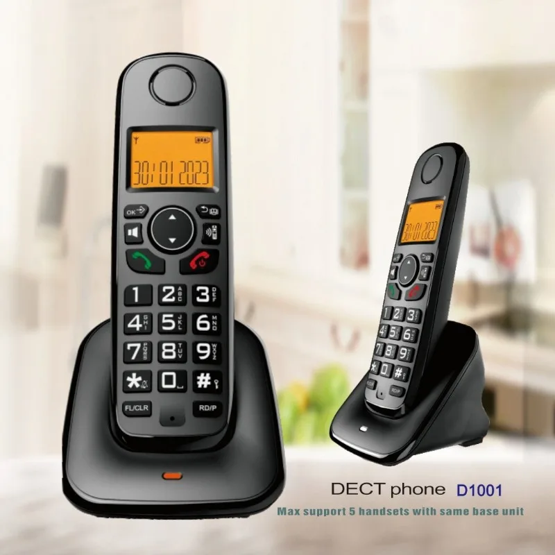 Digital cordless telephones, cordless phones, business office phones, home phones, DECT phones