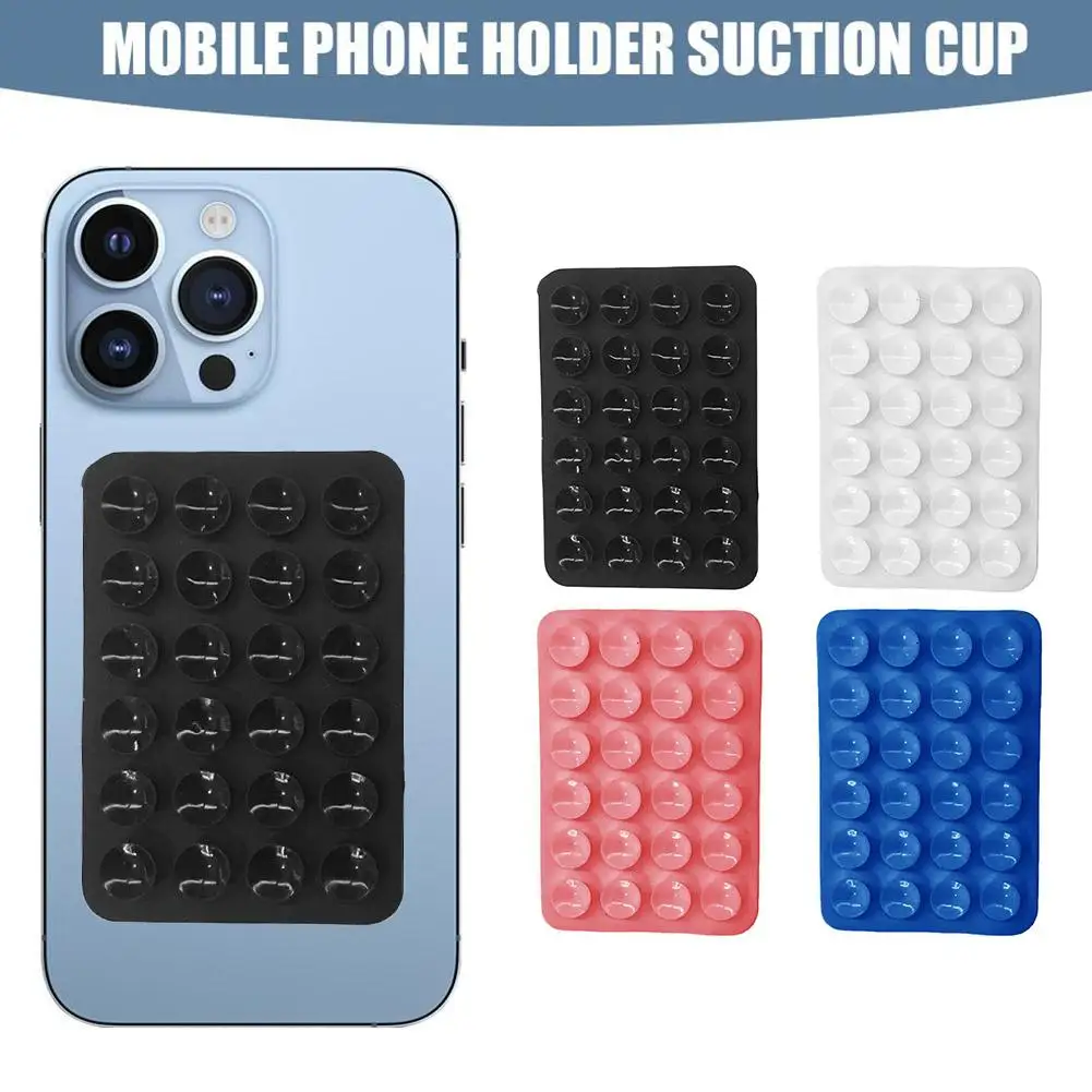 Silicone Suction Pad For Mobile Phone Back Sticker Suction Cup Ceramic Phone Holder Smartphone Suction Cup Holder for Phone