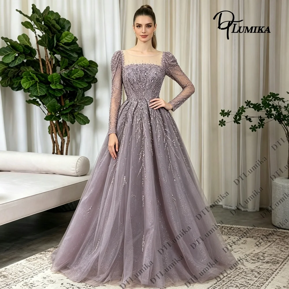Customized Women Luxury Formal Evening Dress Strapless Rhinestone Embellished A Line Long Prom Dress Banquet Wedding Guest Dress