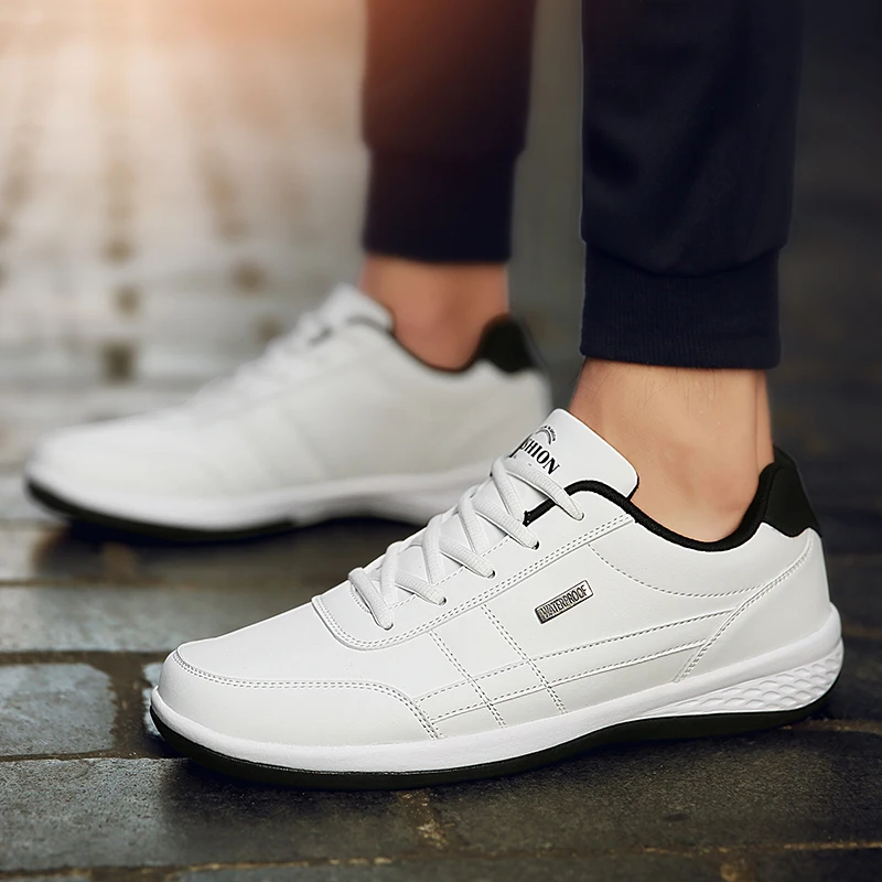 Männer Schuhe Leder Casual Sport Schuhe Outdoor Bequeme Atmungsaktive Männer Casual Sport Schuhe Vulkanisierte Männer Schuhe Wanderschuhe
