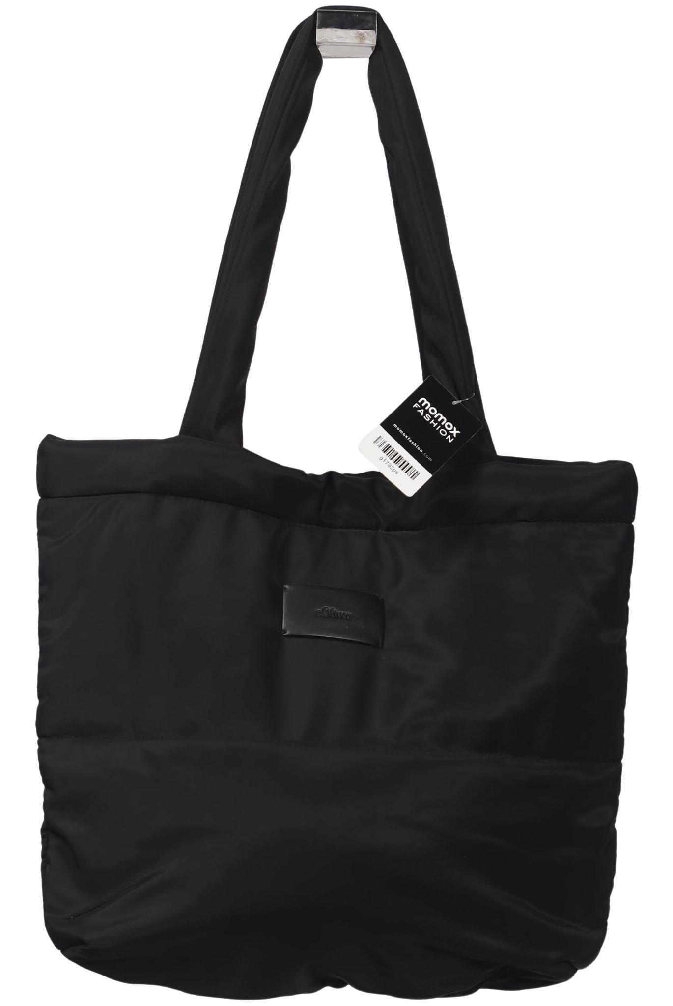 s.Oliver Damen Handtasche gross, Gr. , Schwarz, kein / Etikett