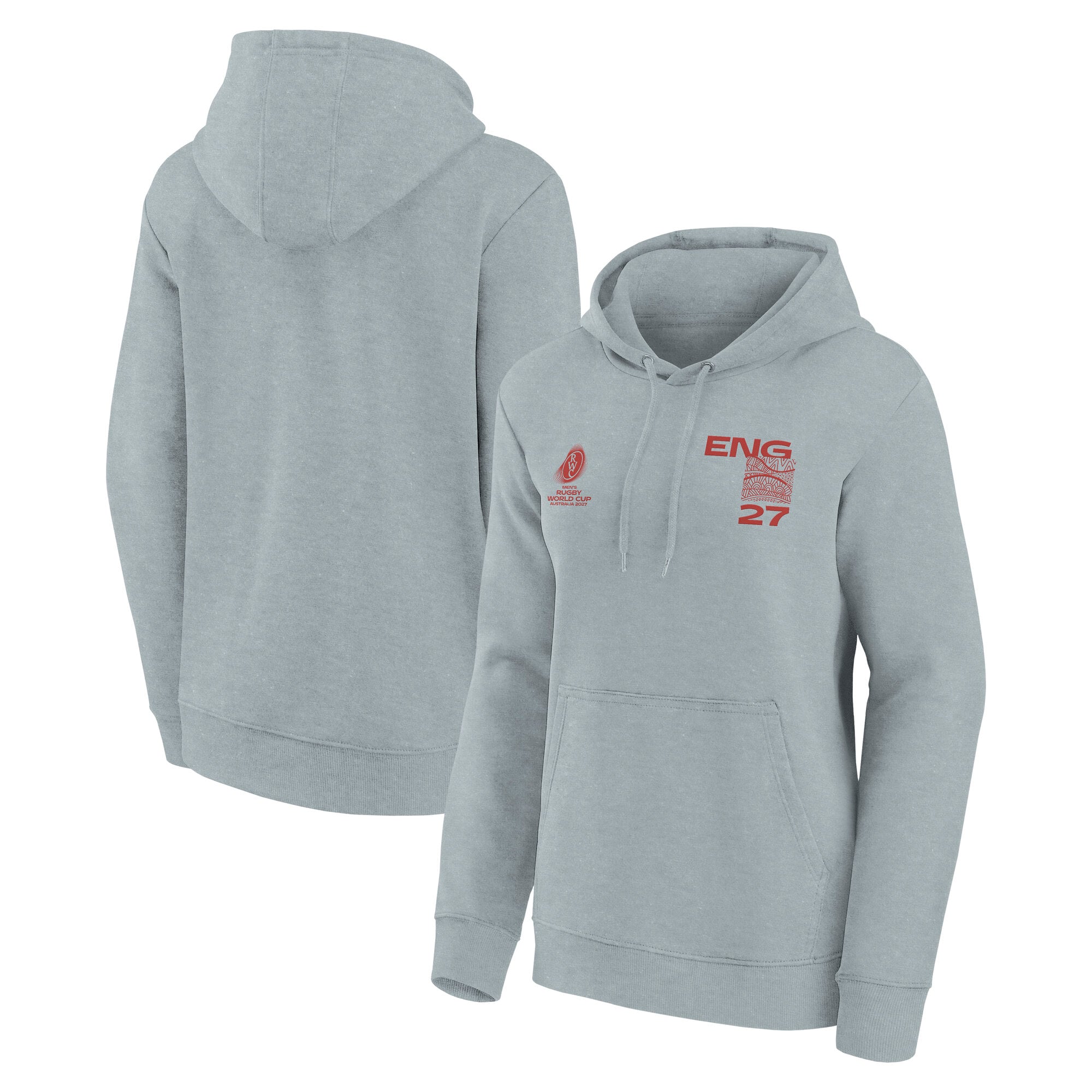 England Supporter Grafik-Hoodie - Sportgrau - Damen