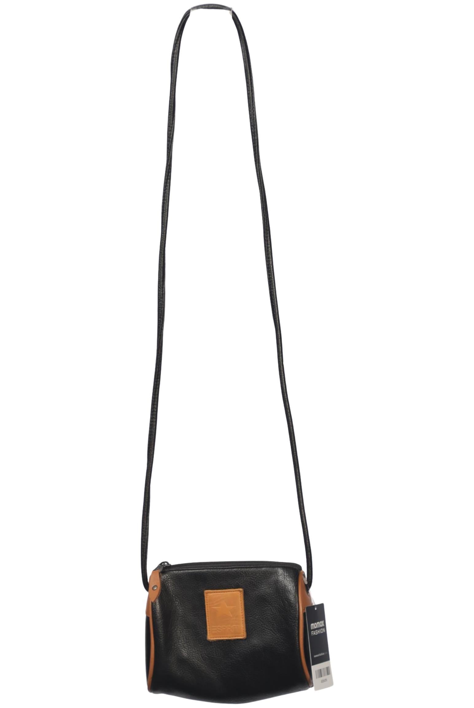 Esprit Damen Handtasche klein, Gr. , Schwarz, Synthetik / kein / Etikett
