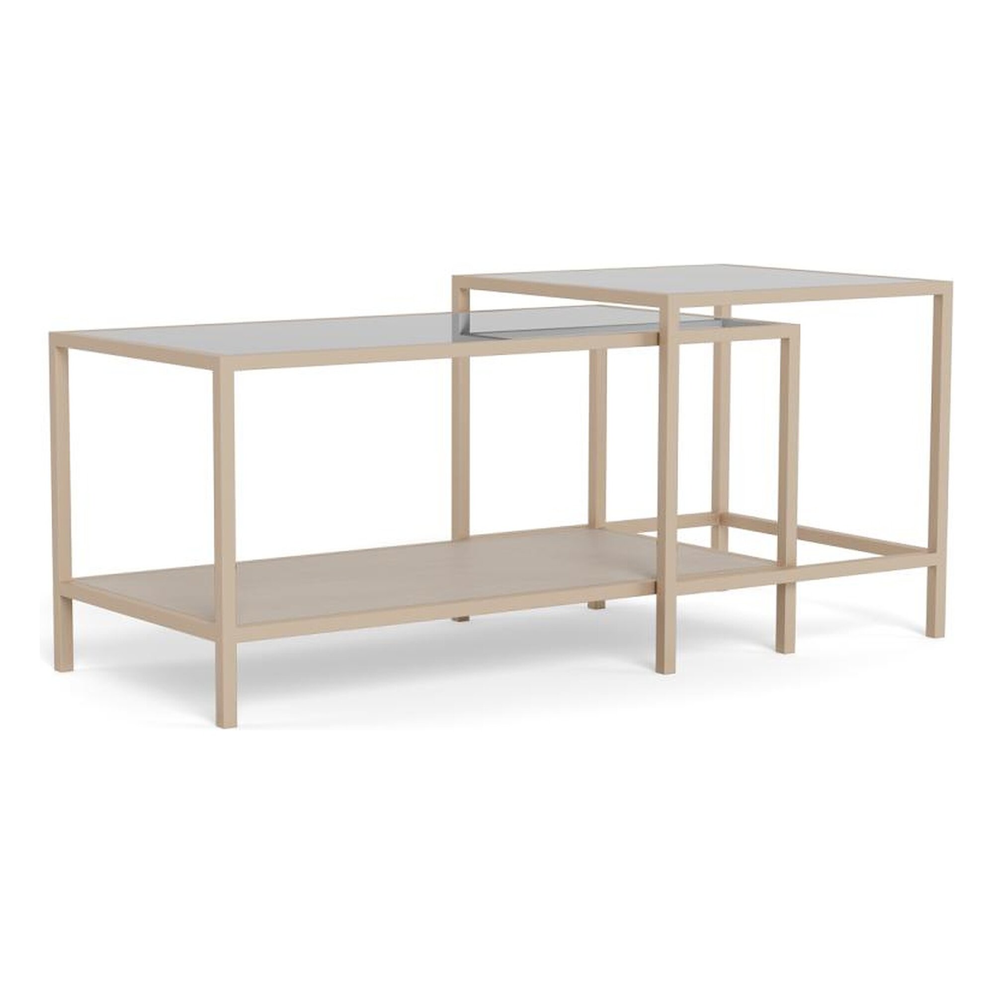 Actona »Seaford« Couchtisch Klarglas
