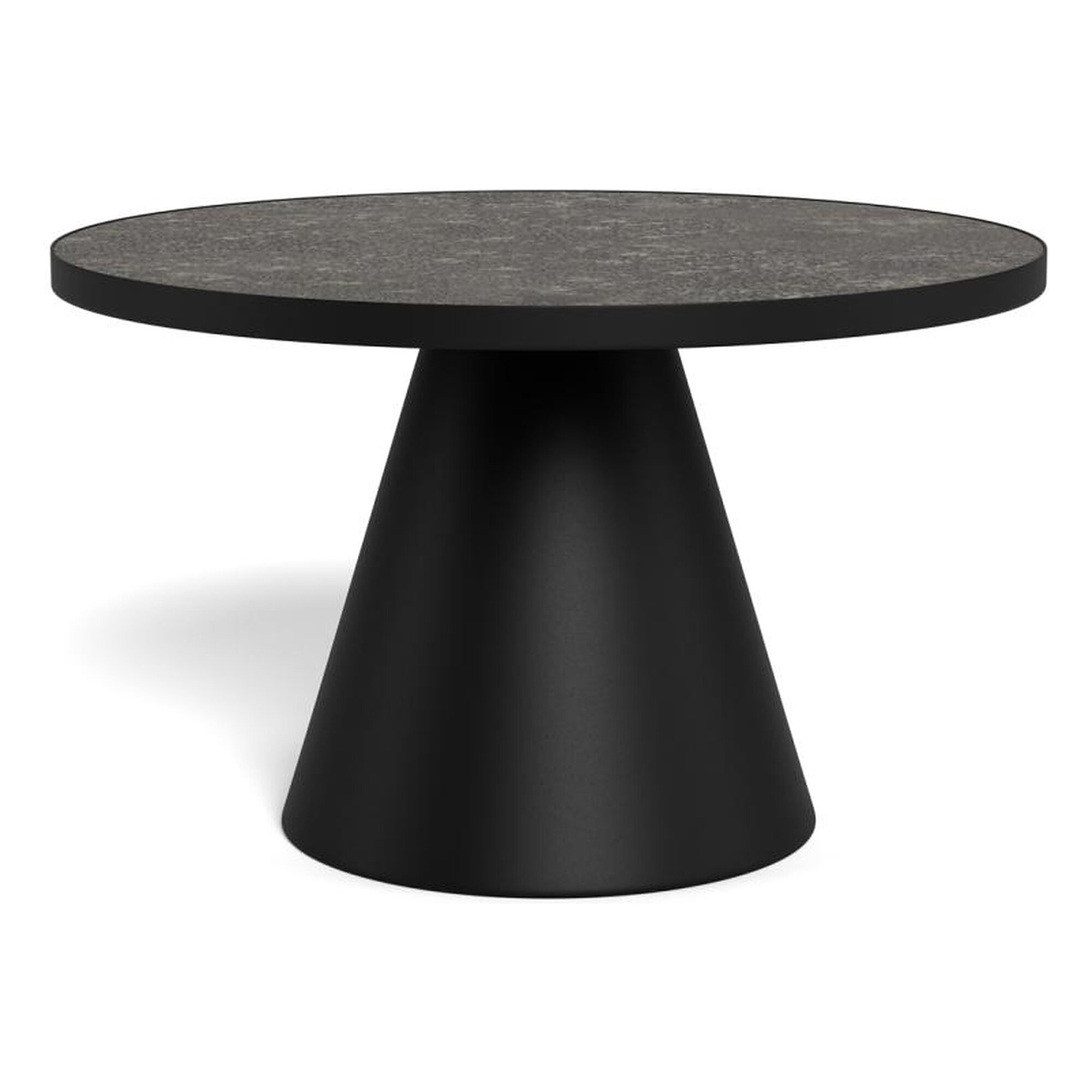 Actona »Soli« Couchtisch rund Keramik Fairbanks schwarz Ø 85,7x40 cm