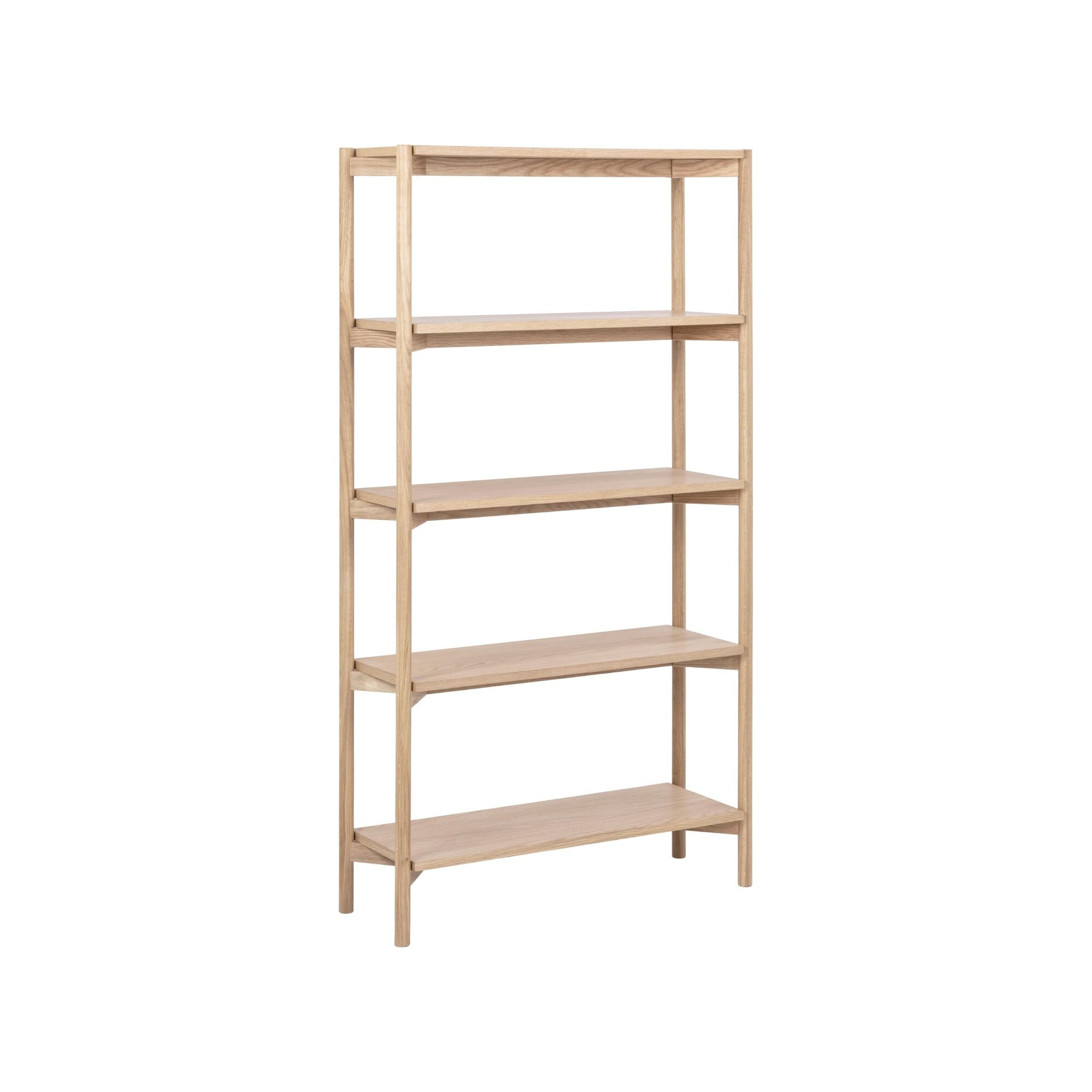 Actona »Braidwood« Regal Eiche weiß Furnier geölt 86x160x30 cm