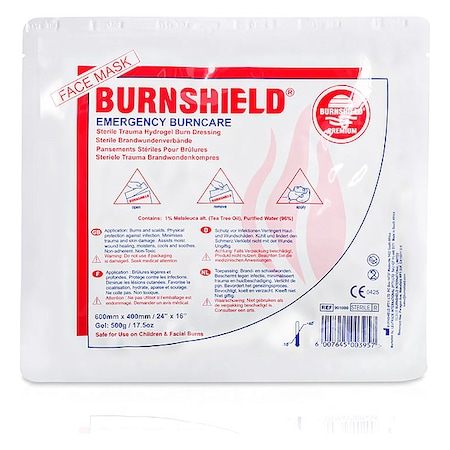 BURNSHIELD 3070 Burn Face Dressing,WHT,24" L,16" W