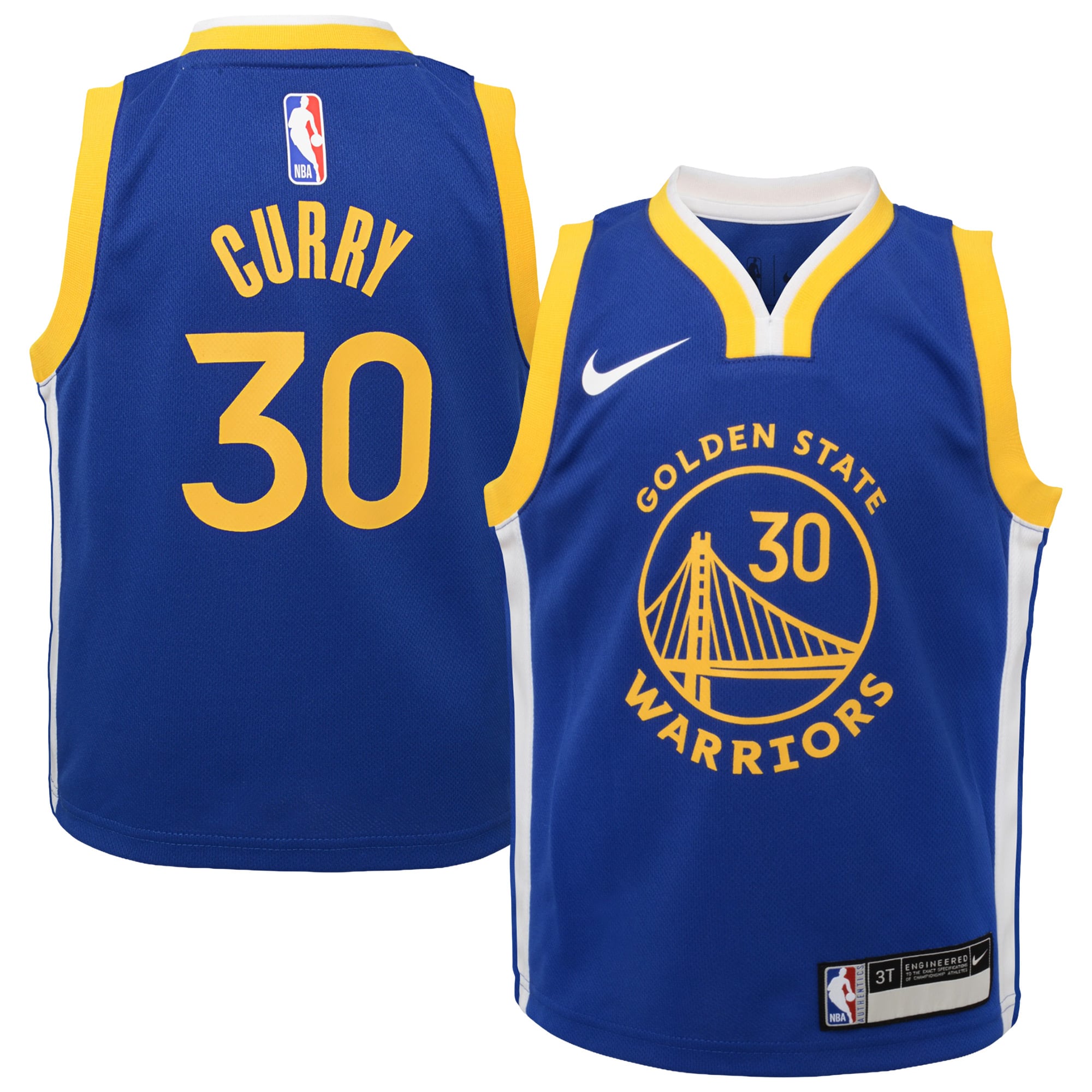 Maillot Nike Icon Swingman des Golden State Warriors - Stephen Curry - Enfant - Homme Taille: M (5/6)