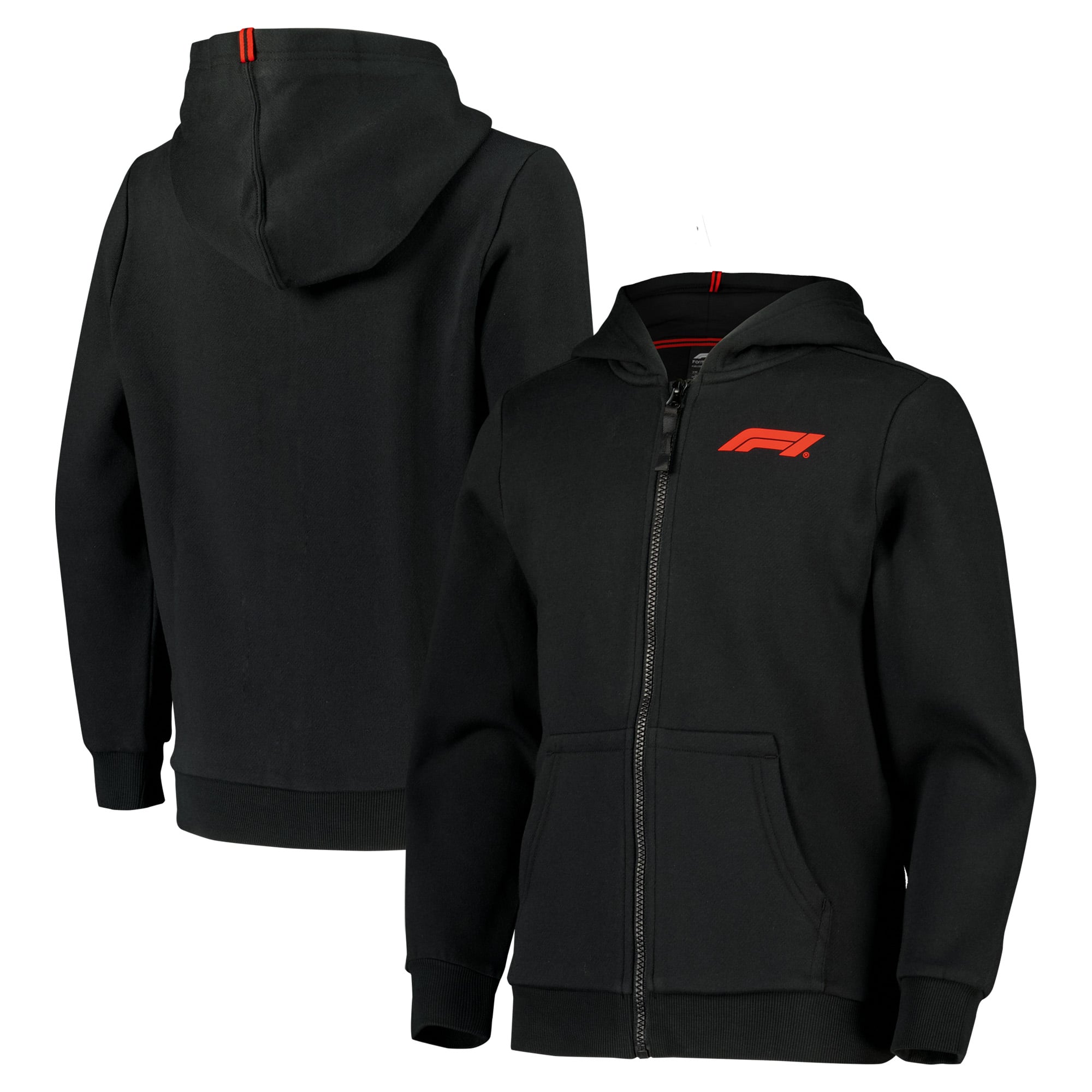 Sweat à capuche zippé Formula 1 Classics Core - Noir - Enfants - unisexe Taille: JXL