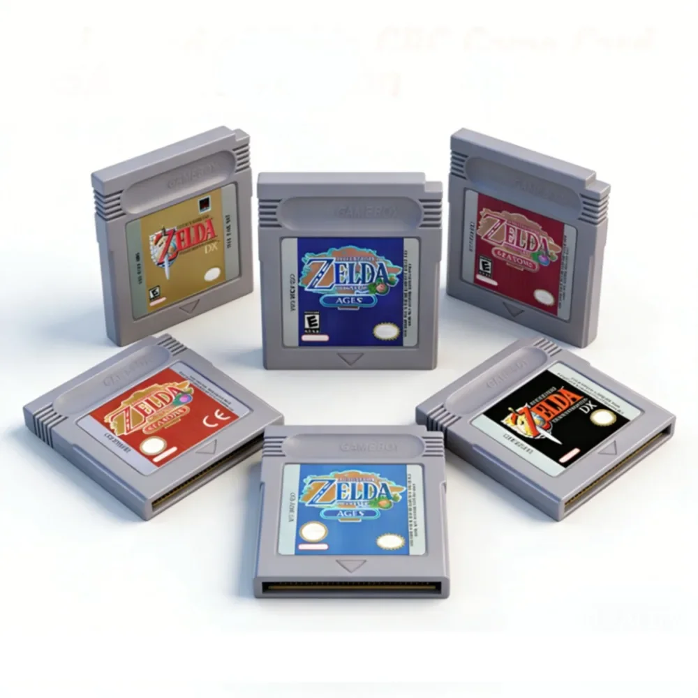 Zelda GBC Card 16 Bit Video Game Cartridge Console Card for Gameboy Awakening Oracle of Seasons Classic Game English Version