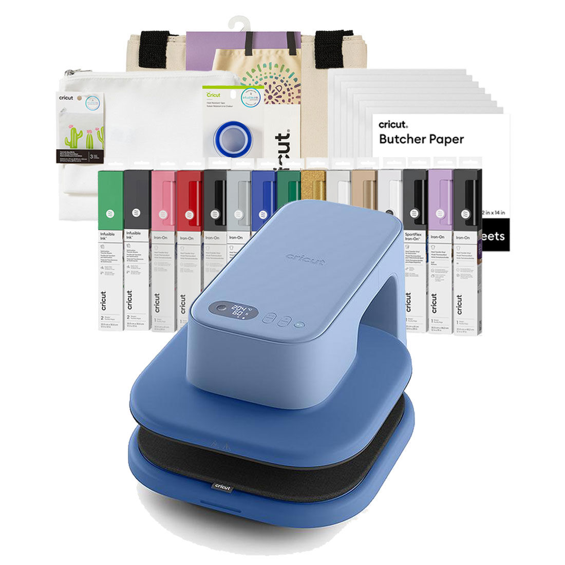 Cricut AutoPress 2 | 12 x 12 | Powder Blue + Everything Bundle
