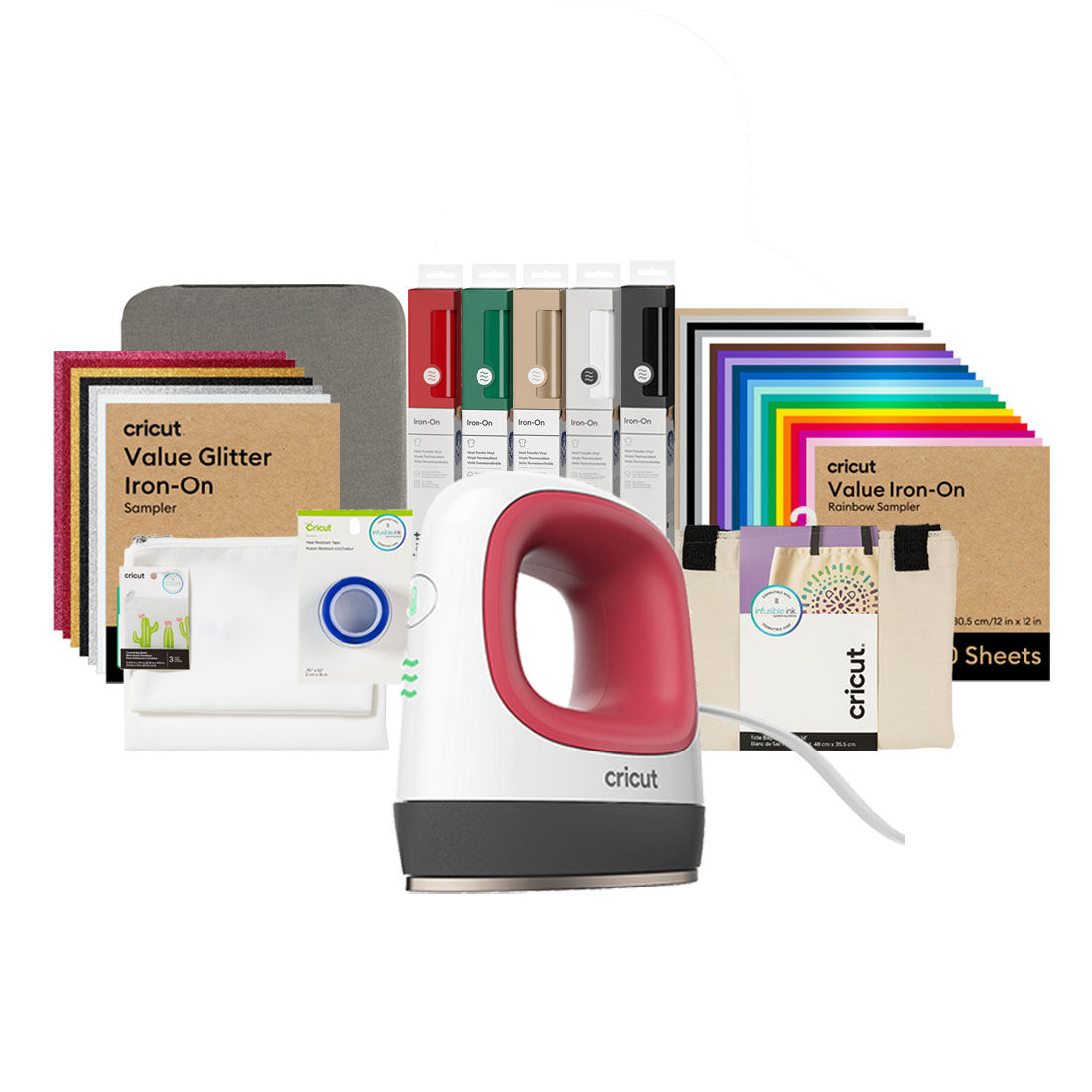 Cricut EasyPress Mini | Raspberry + Everything Bundle