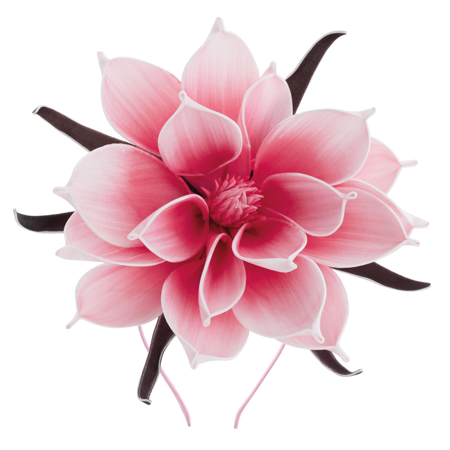 Serre-tête "fleur", rose vif