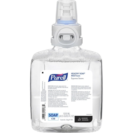 PURELL GOJ787402 40.6 fl oz (1200 mL) CS8 Refill HEALTHY SOAP Mild Foam 2 PK