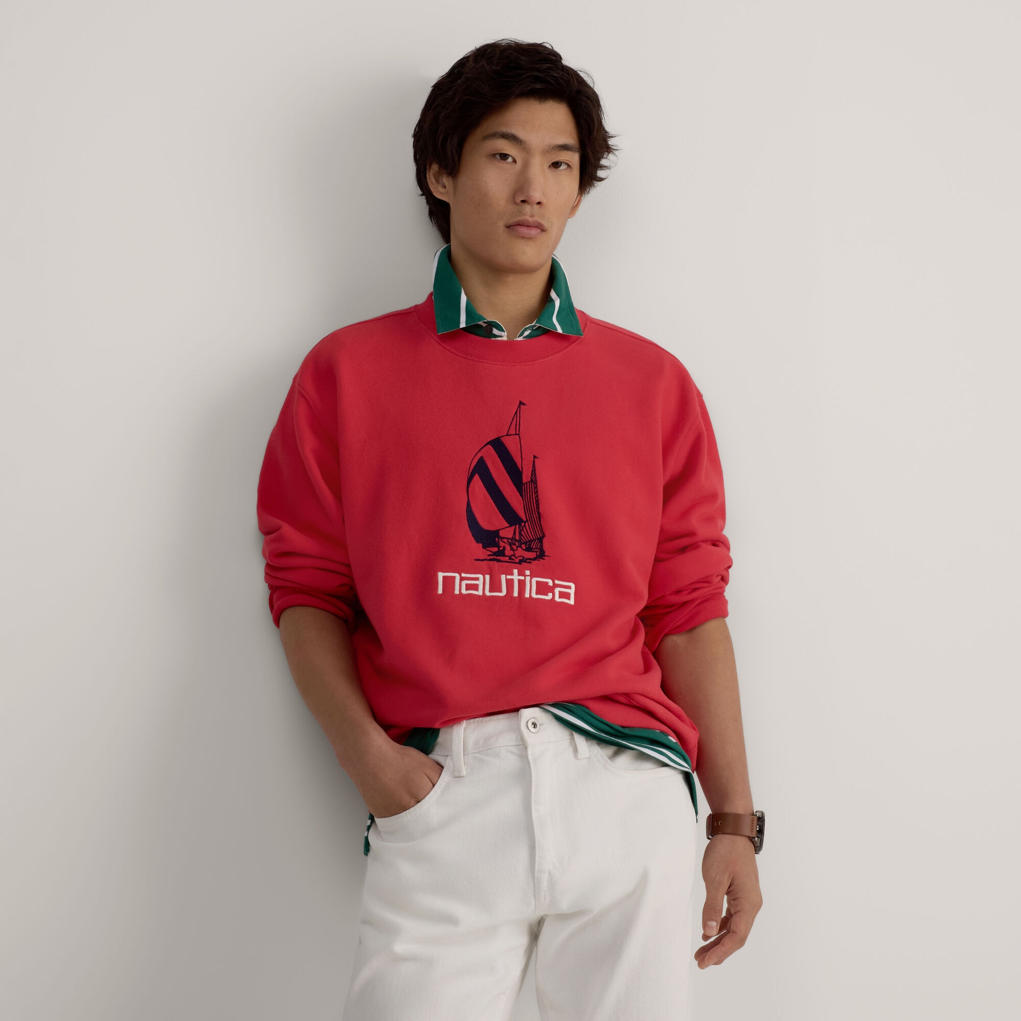 Fleece Graphic Crewneck