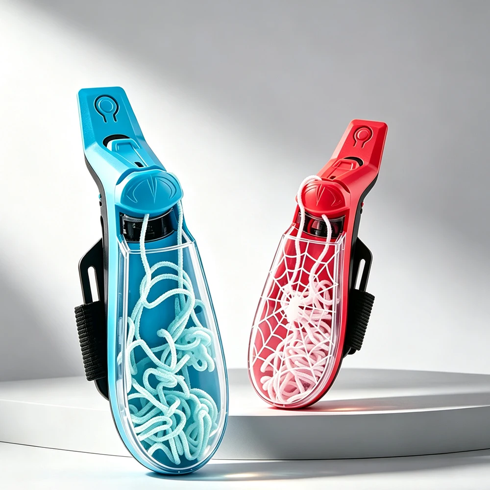 Lance-corde manuel pour jouets pour adultes, modèle 2026, avec système de remontage de la corde, idéal pour les jeux de parc, les jeux en classe, les fêtes, les voyages en voiture, les jeux de plein air, les jouets.
