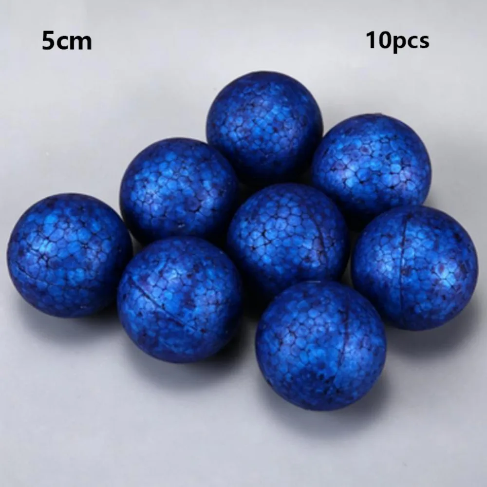10 pièces de boules de mousse de polystyrène de haute qualité, multi-modèles, blanches, fournitures de bricolage faites à la main, moules de bricolage