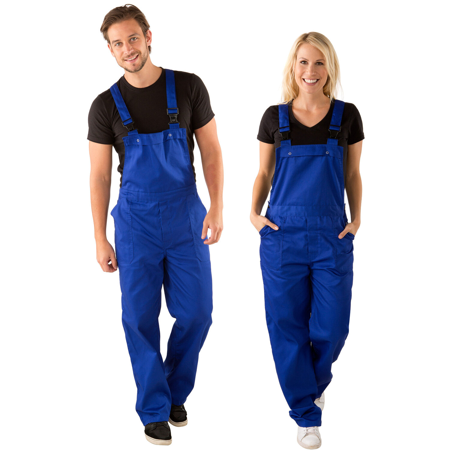 Latzhose unisex, blau
