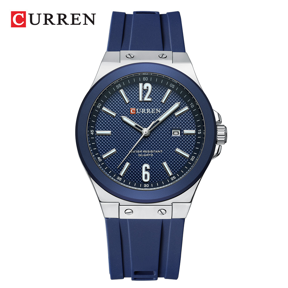Military Sports Watch For Men Waterproof Silicone Chronograph Quartz Wristwatch sbe