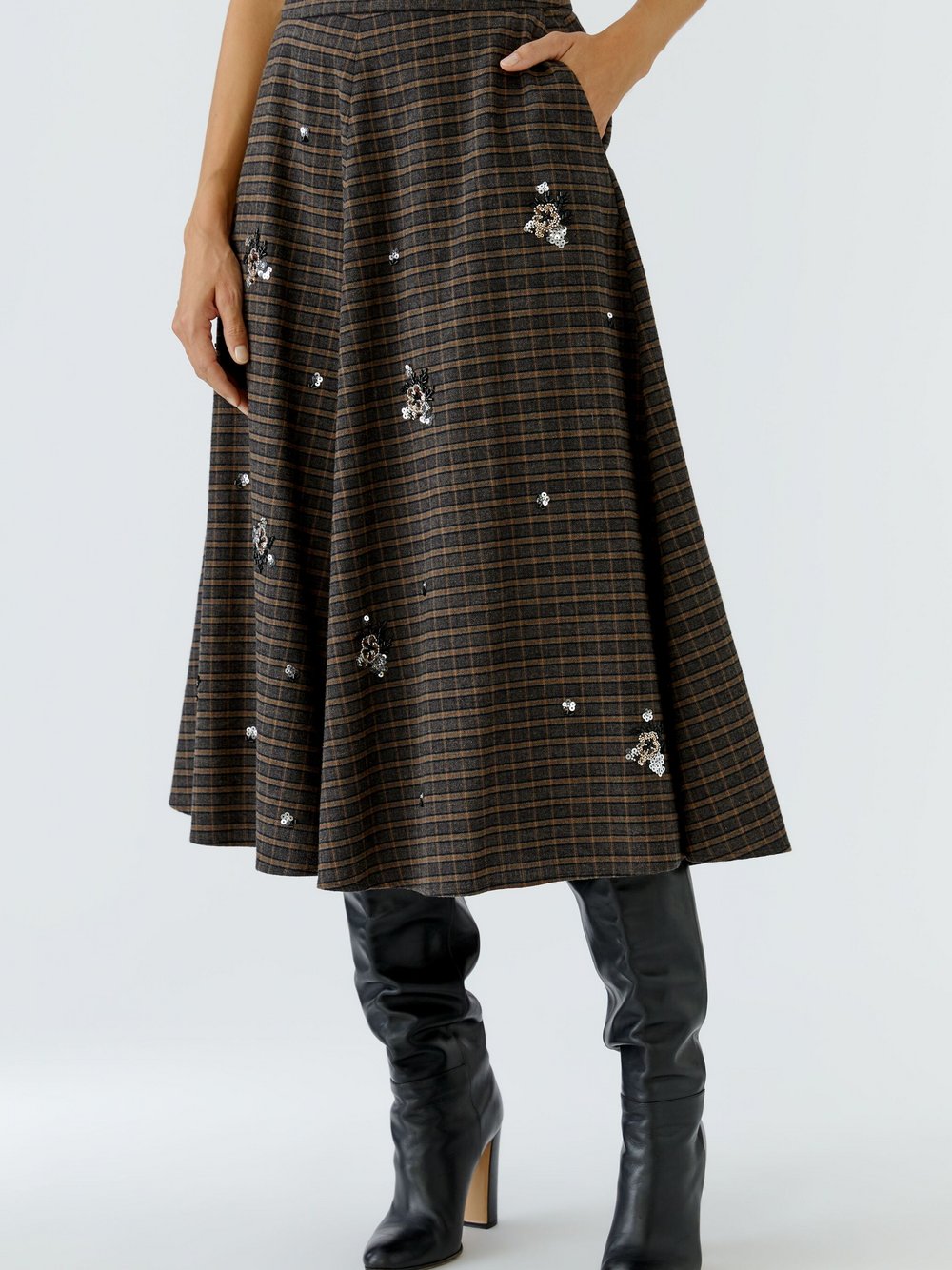 Oui Midirock Damen camel, 36