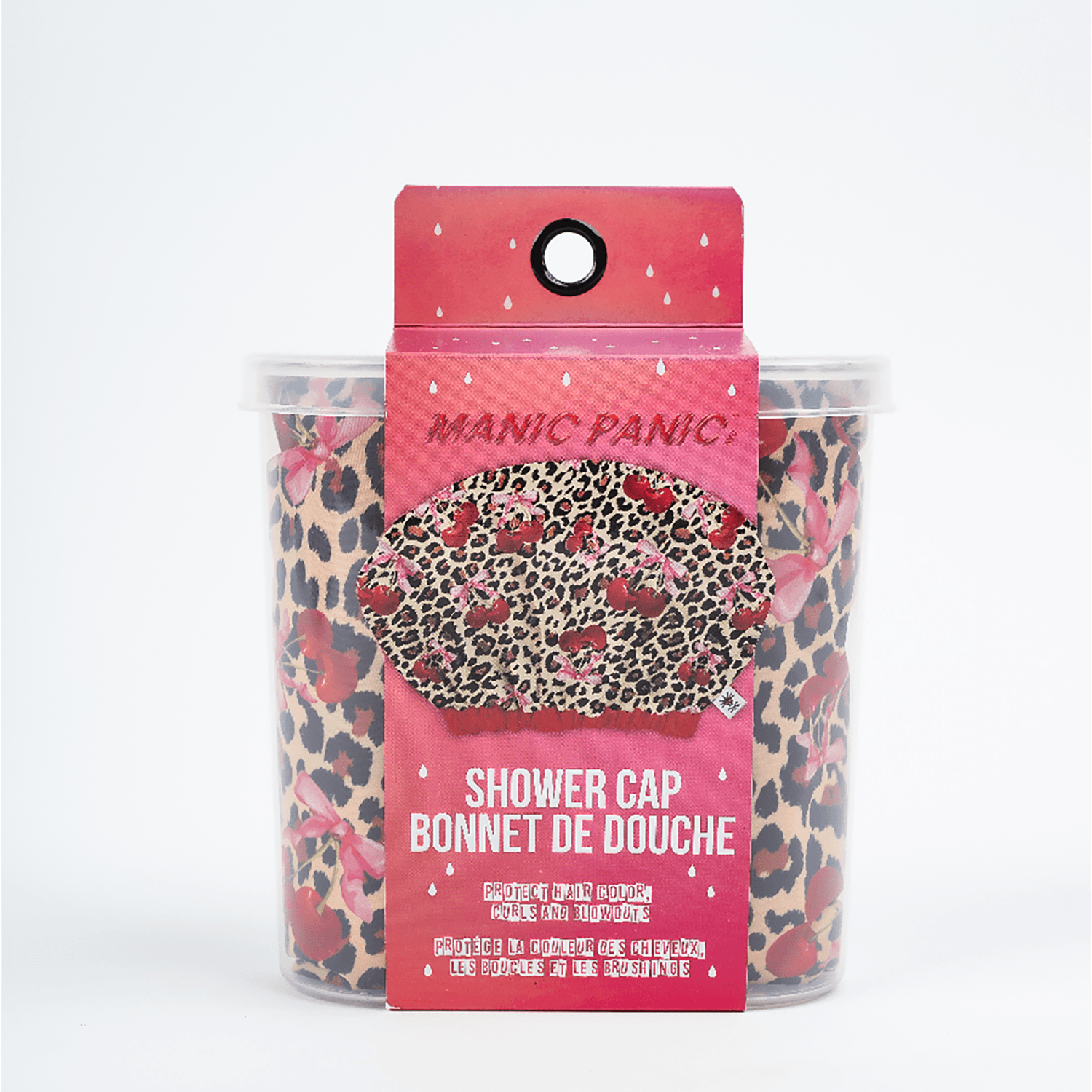 Manic Panic Cherry Pair Leopard Shower Cap - Manic Panic