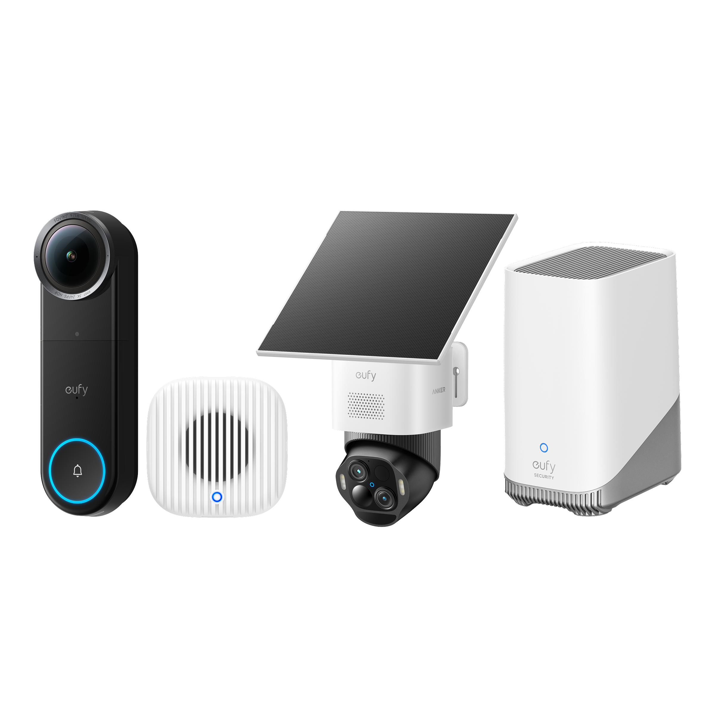 eufy Video-Türklingel S4 mit SoloCam E50 und HomeBase S380