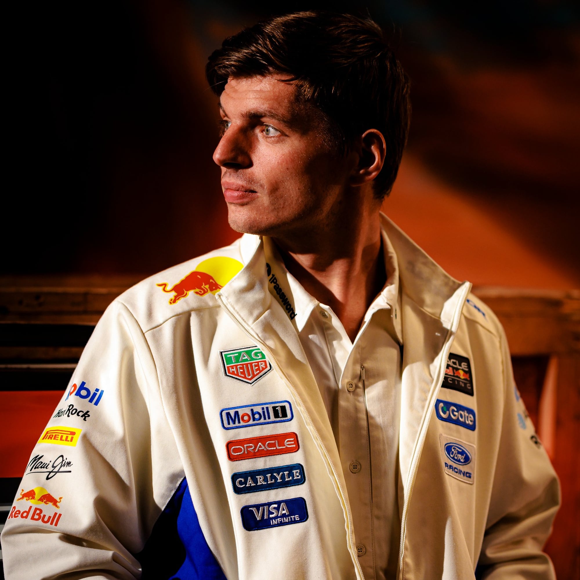 Blouson de moto réplique édition spéciale Oracle Red Bull Racing Team Austin GP - Unisexe - unisexe Taille: L