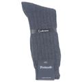 Pantherella - Men's Cashmere Socks - Plain (Charcoal - Medium)