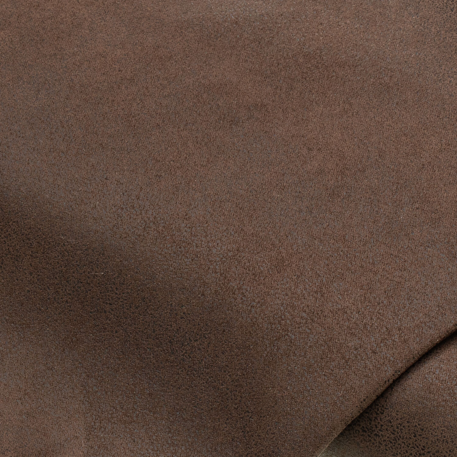 Tissu d'ameublement en similicuir "moucheté", marron