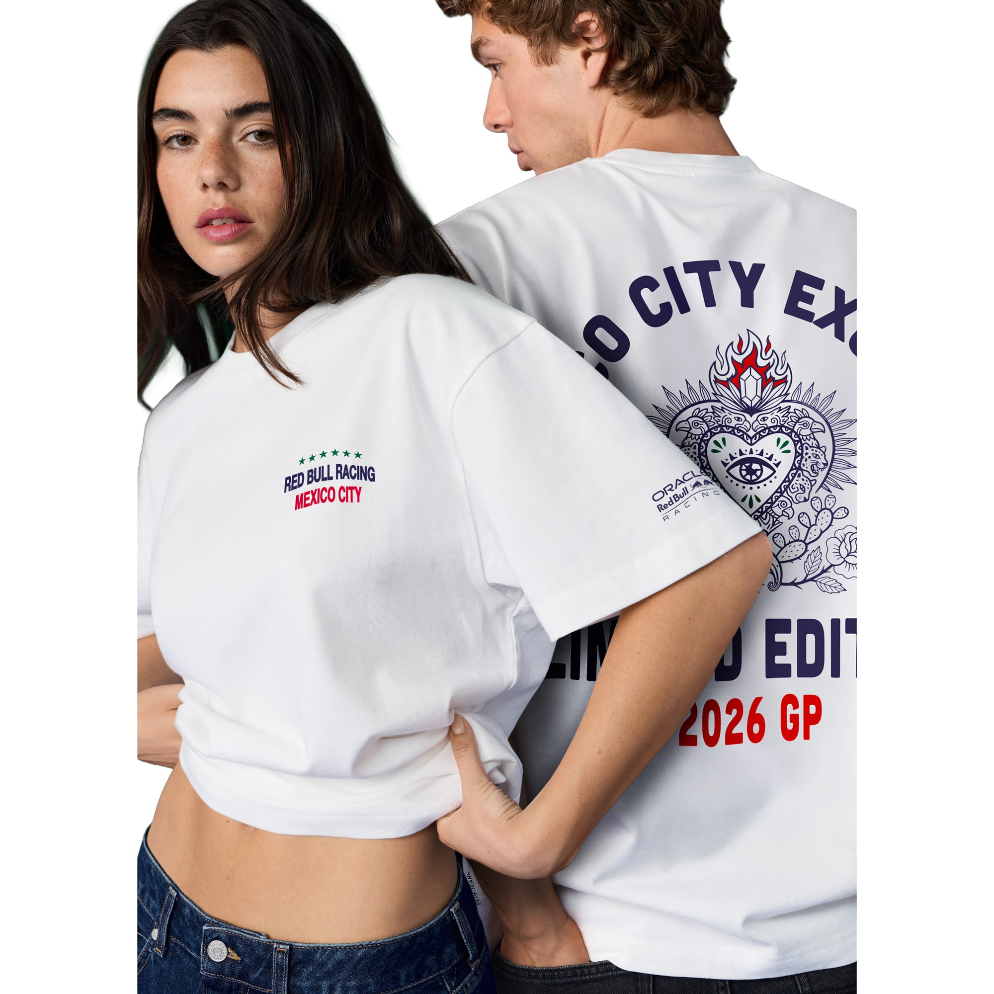 T-shirt Red Bull Racing Pepe Jeans Mexico Muertos - unisexe Taille: L
