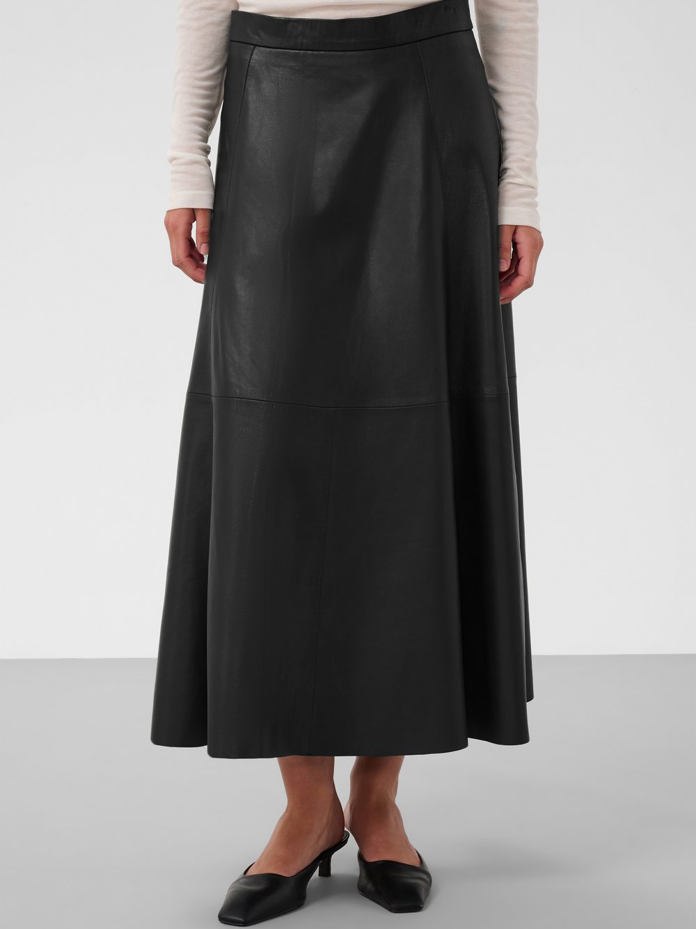 Soaked in Luxury Lederrock SLKaiko Damen schwarz, S