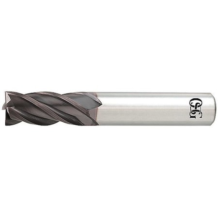 OSG HP441-2500-BN Carbide End Mill,HP441BN,1/4 D,3/4 Cut L