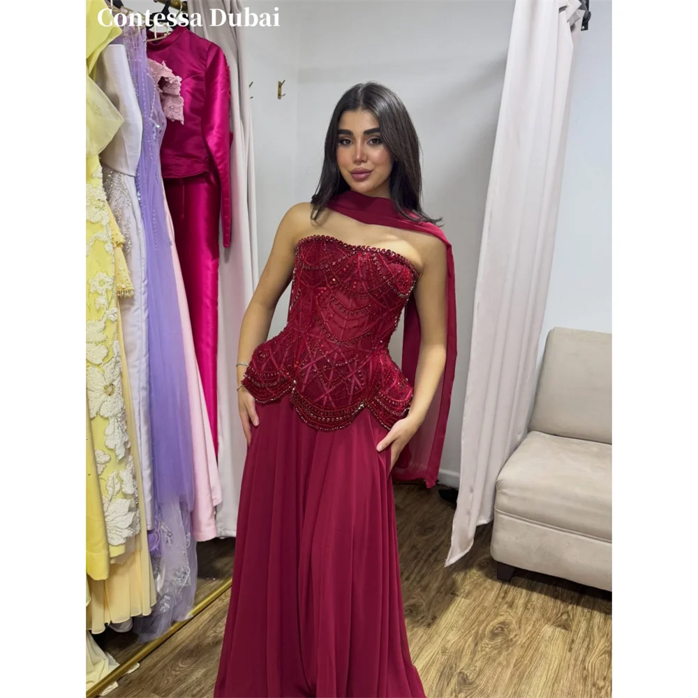 Contessa Custom Evening Dress Prom Dresses Vestidos De Noche Formal Evening 2026