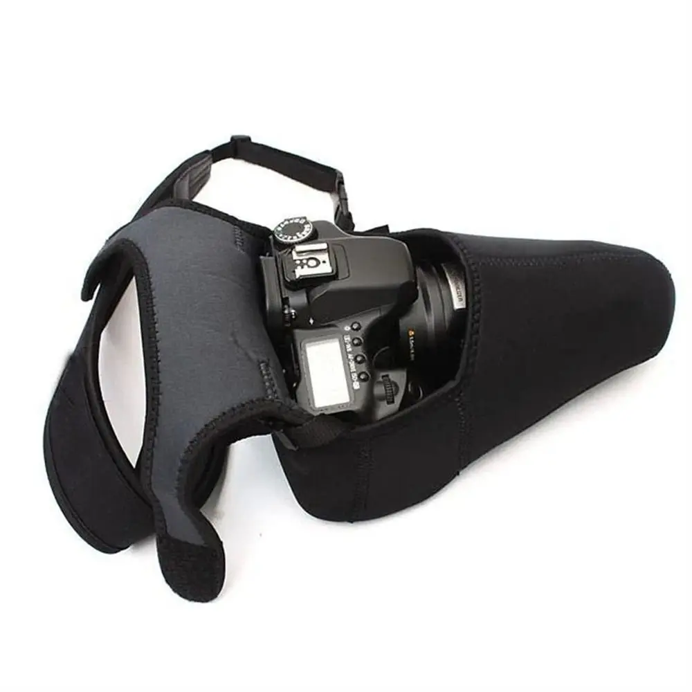Accessoires pour appareil photo souples en néoprène, étui imperméable pour appareil photo numérique S M L, housse pour appareil photo, sac pour appareil photo numérique DSLR