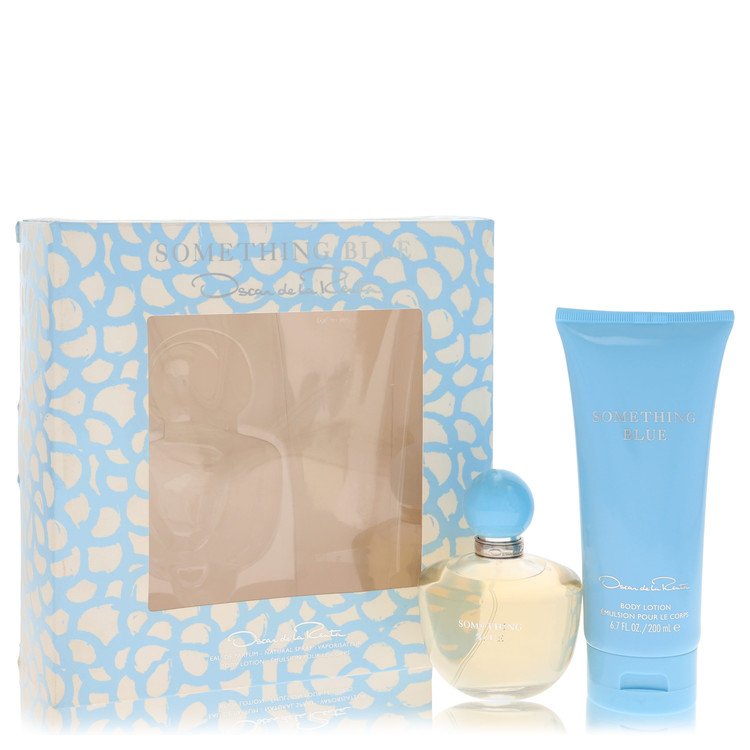 Something Blue For Women By Oscar De La Renta Gift Set - 3.4 Oz Eau De Parfum Spray + 6.7 Oz Body Lo