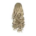 Love Hair Extensions Kunsthaar-Pferdeschwanz Curly mit Kordel 30 cm 10/22 Medium Ash Brown / Beach Blonde
