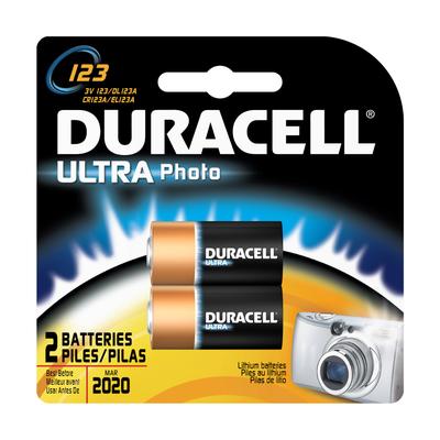 Duracell Ultra Photo DL123 2 Pack